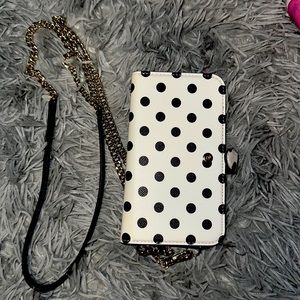 iPhone 12Pro Kate Spade Magnetic Wrap Folio (Chain Crossbody)
